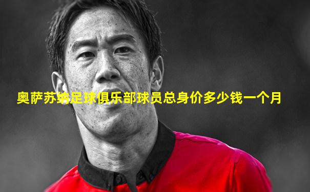 奥萨苏纳足球俱乐部球员总身价多少钱一个月
