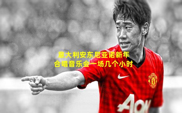 意大利安东尼亚诺新年合唱音乐会一场几个小时